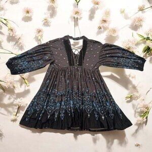 Reborn Black and Blue Sequin Embellished Sundress